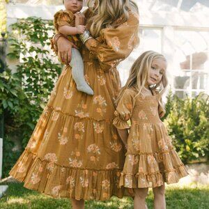 Ivy city co Madeline Dress in Celeste Floral